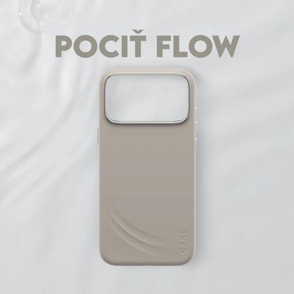 PanzerGlass® CARE Flow kryt s MagSafe Apple iPhone 17 Pro Max Vanilla - Pouzdra - Obrázek ZHDH000K01
