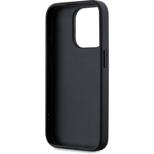 Karl Lagerfeld PU Saffiano Athleisure Stripe and Strap zadní kryt iPhone 15 Pro růžový - Pouzdra - Obrázek ZHN5000J01