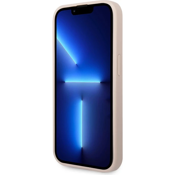 Guess PU 4G Metal Logo kryt iPhone 14 Pro Max růžový - Pouzdra - Obrázek ZHUF100501
