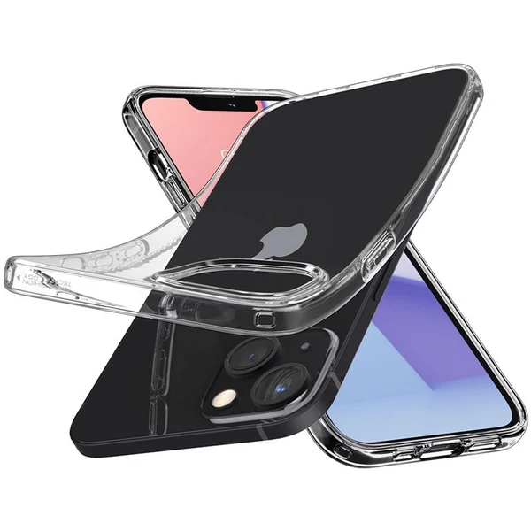 Spigen Liquid Crystal kryt iPhone 13 čirý - Pouzdra - Obrázek ZI5Z000501
