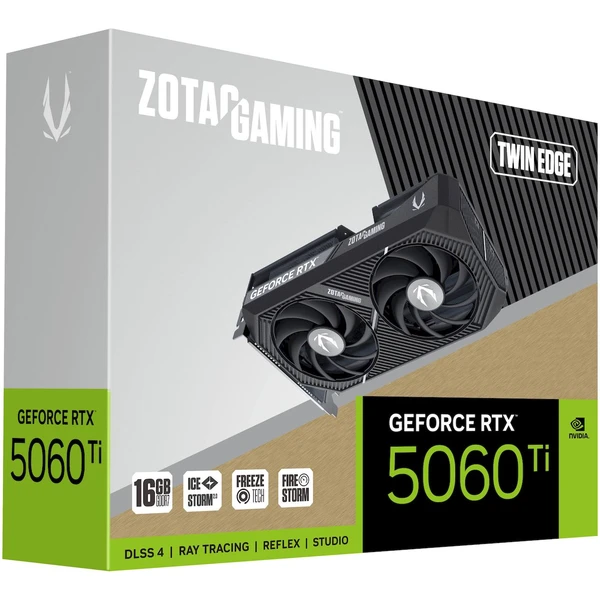 ZOTAC NVIDIA GeForce RTX 5060 Ti Twin Edge 16GB GDDR7 - Grafické karty - Obrázek ZILI000K01