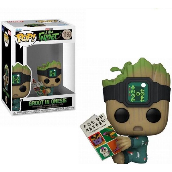 Funko POP! #1193 Marvel: I Am Groot - Groot PJs w/book