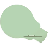Rocada Skin Shape Idea 6461-6019 magnetická tabule pastelová zelená RAL 6019 - Magnetické tabule