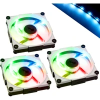 InWin Aurora RGB-LED 120mm černý/bílý 3 pack - Ventilátory pro PC