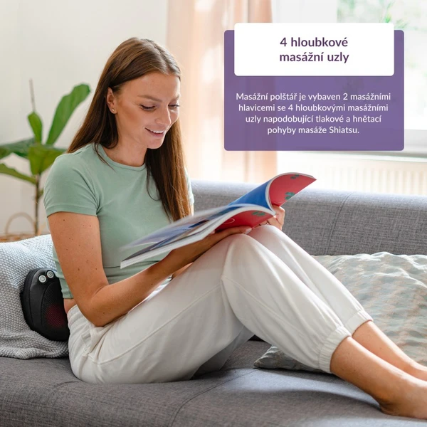 TrueLife RelaxBack B3 Charge masážní polštář - Masážní přístroje - Obrázek ZL42000N01