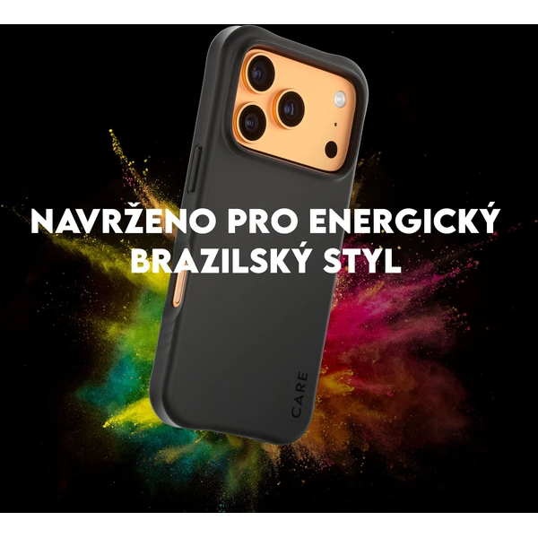 PanzerGlass® CARE Samba kryt s MagSafe Apple iPhone 17 Pro Black - Pouzdra - Obrázek ZLDH000K01