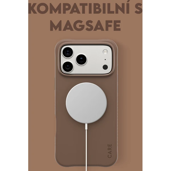 PanzerGlass® CARE Samba kryt s MagSafe Apple iPhone 17 Pro Max Espresso - Pouzdra - Obrázek ZMDH000K01