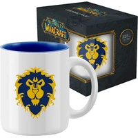 Keramický hrnek World of Warcraft Aliance - bílý 330 ml (dárkové balení) - Hrnky