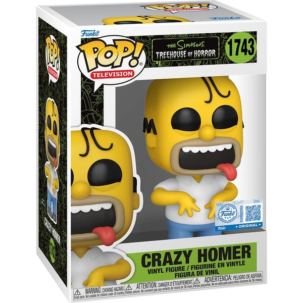 Funko POP! #1743 TV: Simpsons Treehouse of Horror - Crazy Homer - Funko POP! - Obrázek ZO0J000K01
