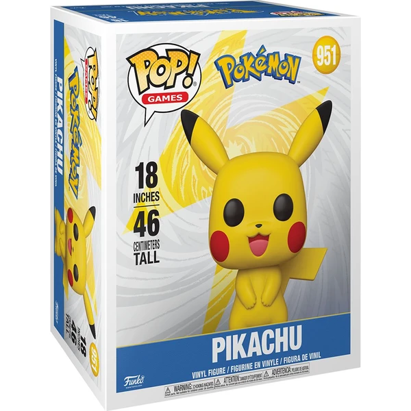 Funko POP! #951 Games: Pokémon - Pikachu (Mega size) 46 cm - Funko POP! - Obrázek ZO2F000K01