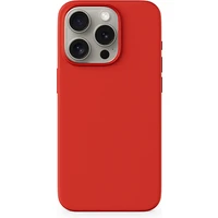 Epico Mag+ Silicone Case iPhone 15 Pro Max kompatibilní s MagSafe tmavě červený - Pouzdra