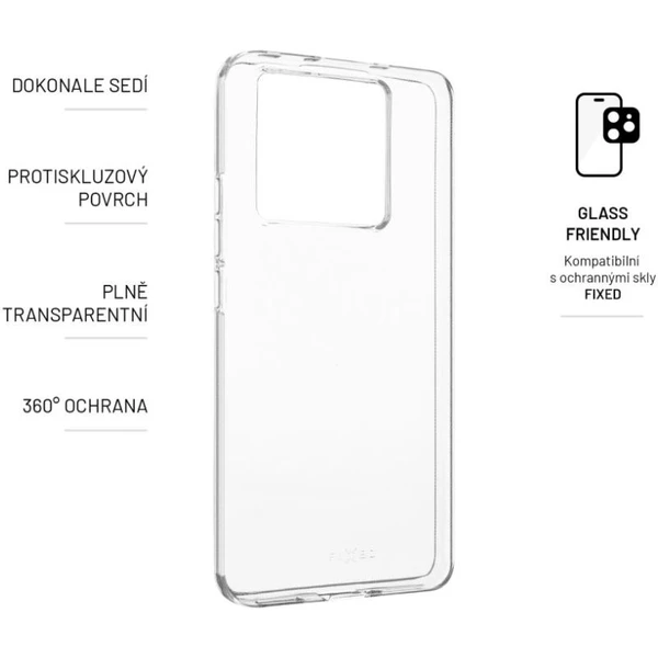 FIXED TPU kryt Xiaomi 13T/13T Pro čirý - Pouzdra - Obrázek ZPR1000N01