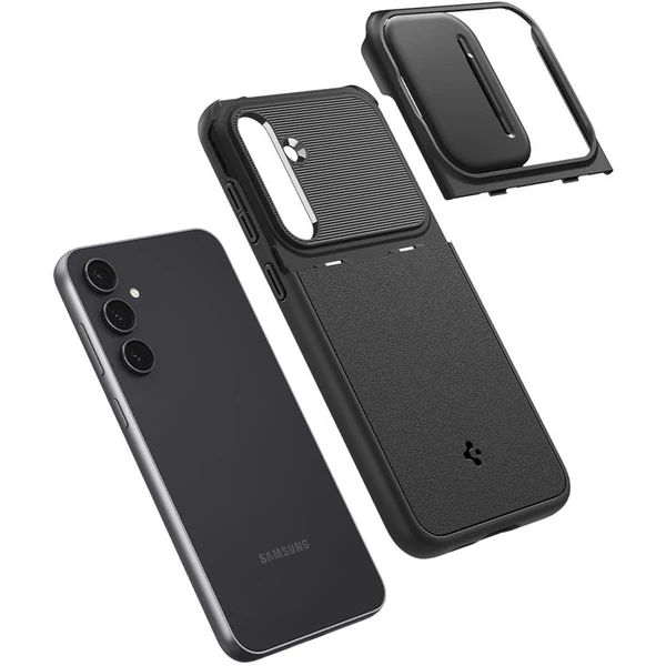 Spigen Optik Armor kryt Samsung Galaxy S23 FE černý - Pouzdra - Obrázek ZPV3000N01