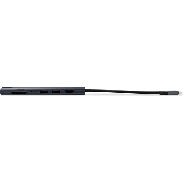 iWant by Epico 7v1 multimediální hub 8K s USB-C temně inkoustový - USB huby - Obrázek ZQEK000K01