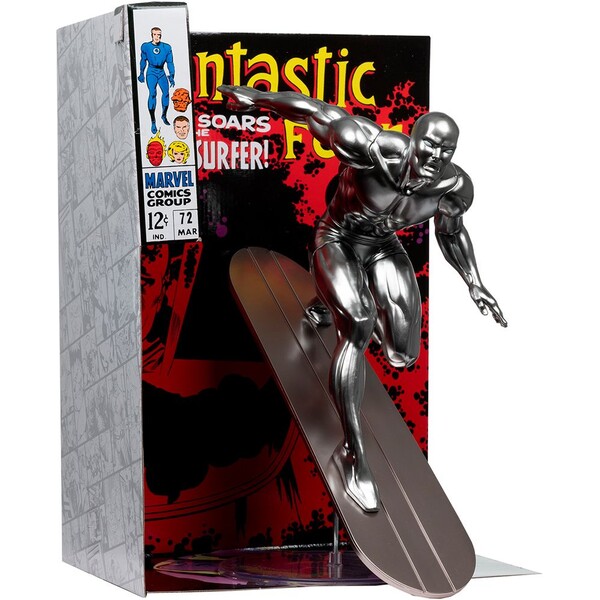 Figurka McFarlane Toys Marvel Collection 1/6 - Silver Surfer (Fantastic Four #72) 25 cm Vícebarevná
