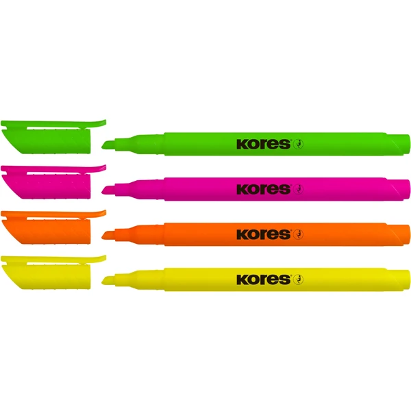 Kores HIGH LINER popisovače 4 barvy - Popisovače - Obrázek ZR7H000K01
