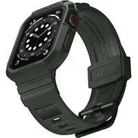 Spigen Rugged Armor Pro řemínek s pouzdrem Apple Watch 44/45mm zelený - Řemínky