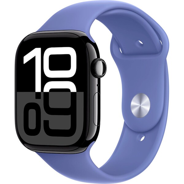Apple Watch 46mm barvínkově fialový sportovní - S/M MDT74ZM/A