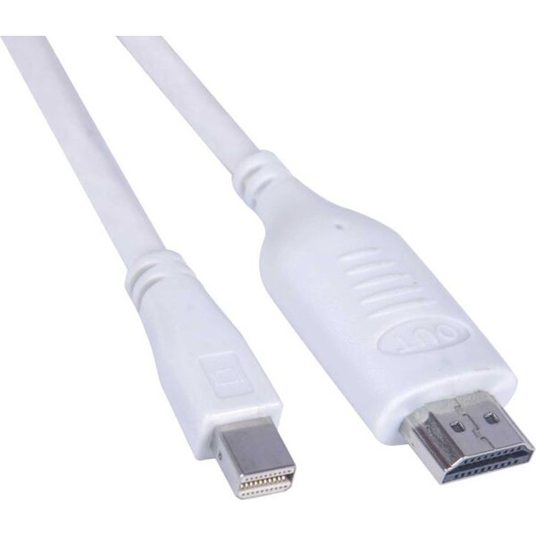 PremiumCord Mini DisplayPort/HDMI kabel 3m bílý