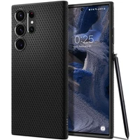 Spigen Liquid Air kryt Samsung Galaxy S23 Ultra černý - Pouzdra