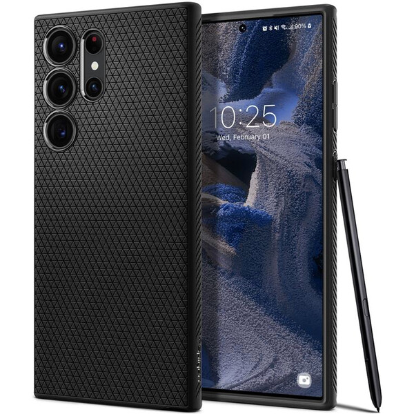 Spigen Liquid Air kryt Samsung Galaxy S23 Ultra černý