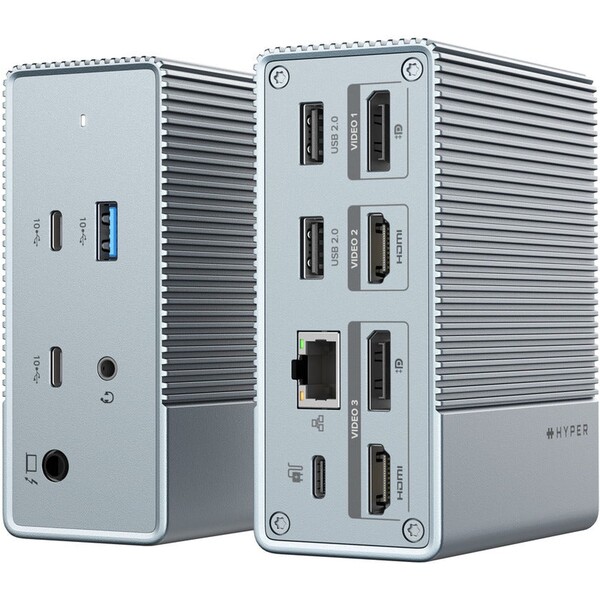 Hyper HyperDrive GEN2 12v1 USB-C dokovací stanice Šedá