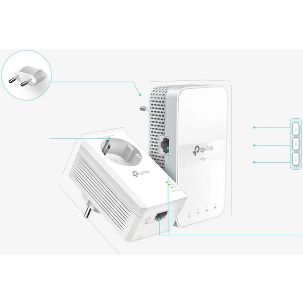 TP-Link TL-WPA7617KIT Powerline+WiFi sada - Powerline - Obrázek ZVMFF00101