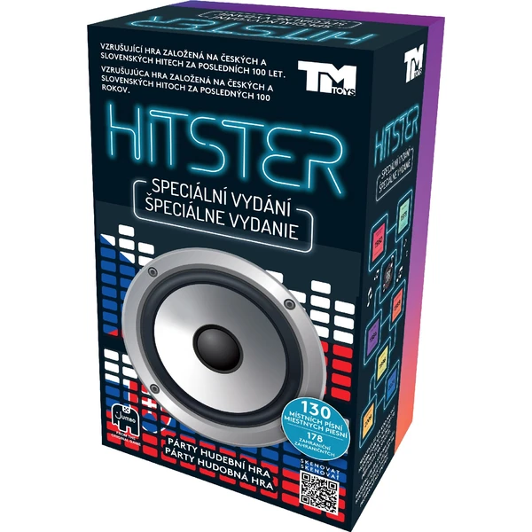 Hudební hra HITSTER CZ/SK Jumbo edice - Deskové hry - Obrázek ZVPK000K01