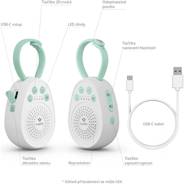 TrueLife BabyTone S3 přenosný uspávací modul  - Reproduktory - Obrázek ZVUL000K01