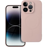 Smarty Mag silikonový kryt s MagSafe iPhone 14 Pro růžový - Pouzdra