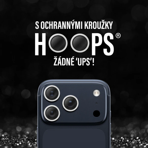PanzerGlass® Hoops skla Apple iPhone 17 Pro/16 Pro/15 Pro/17 Pro Max/16 Pro Max/15 Pro Max třpytivě - Ochranné folie a skla - Obrázek ZWEH000K01