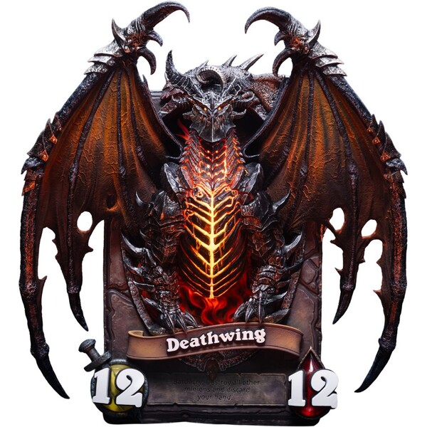 Soška HEX Collectibles Blizzard: Hearthstone - Deathwing 3D Art Frame