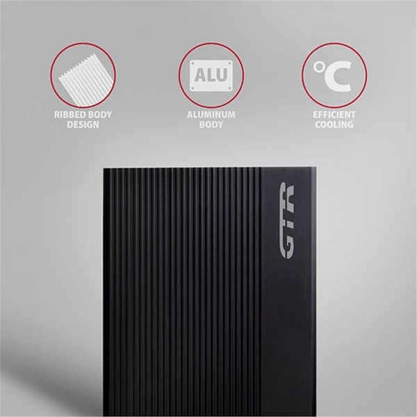 AXAGON EE35-GTR RIBBED externí box pro 3,5“ disk - Externí boxy - Obrázek ZXS6000701