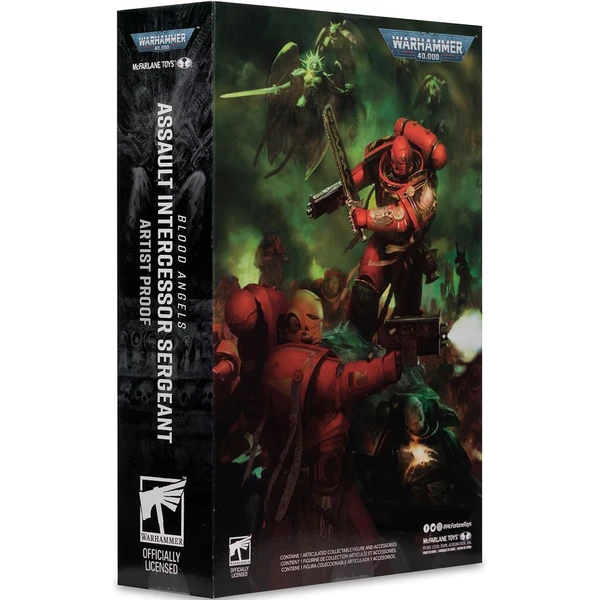 Akční figurka McFarlane Toys Warhammer 40K - Intercessor Sergeant: Blood Angels (Artist Proof) 18 cm - Figurky - Obrázek ZY6F000K01