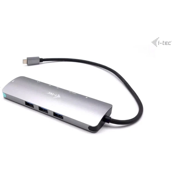 i-tec USB-C Metal Nano dokovací stanice 4K HDMI LAN + nabíječka - Dokovací stanice - Obrázek ZY6K000K01