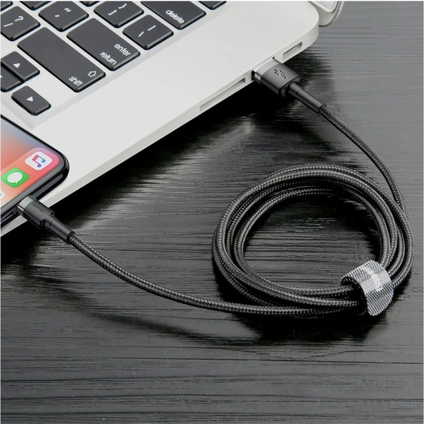 Baseus Cafule USB-A/Lightning napájecí kabel 1m černý - Kabely a redukce - Obrázek ZZ95300401