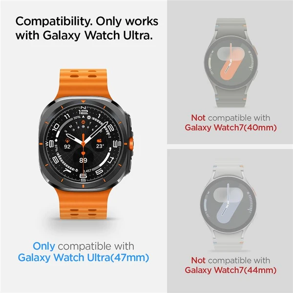 Spigen Glass tR EZ Fit sklo Samsung Galaxy Watch Ultra čiré (2 ks) - Ochranné folie a skla - Obrázek a009935bcab64084a4867cdb9174404e