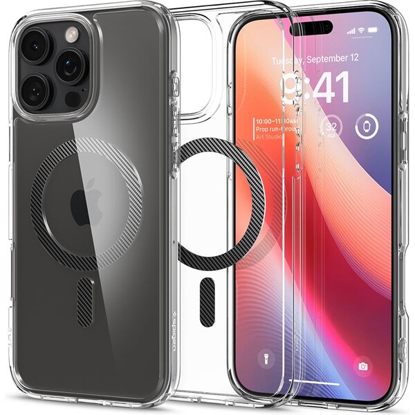 Spigen Ultra Hybrid MagSafe kryt iPhone 16 Pro Max carbon fiber