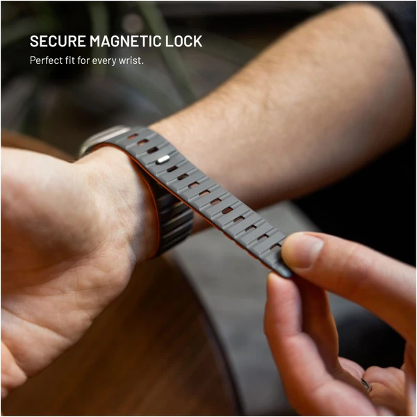 FIXED Silicone Magnetic Strap řemínek Apple Watch 44/45/46/49mm světle šedý - Řemínky - Obrázek a0348152c1394049a7e81e30ad0252c9
