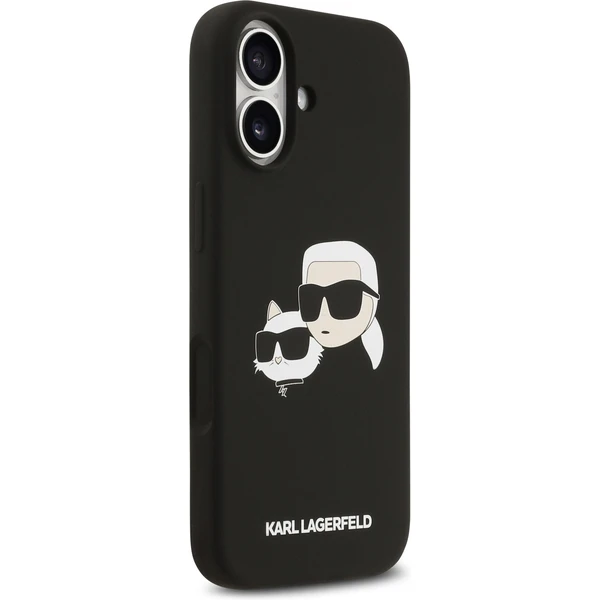 Karl Lagerfeld Liquid Silicone Double Heads MagSafe kryt iPhone 17 černý - Pouzdra - Obrázek a044434b454c48b2bafa77c0867d99b0