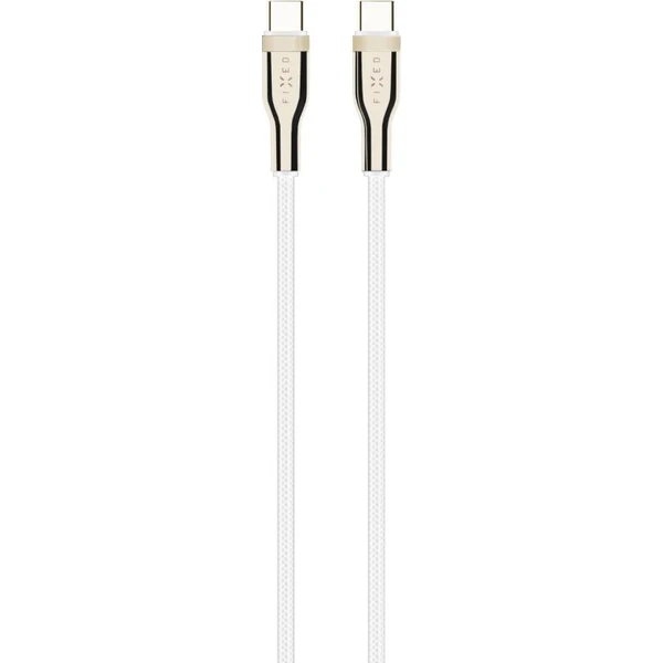 FIXED USB-C/USB-C napájecí kabel 100W 1,2m bílý - Kabely a redukce - Obrázek a04d7e23e443416a913c74d47322ec55