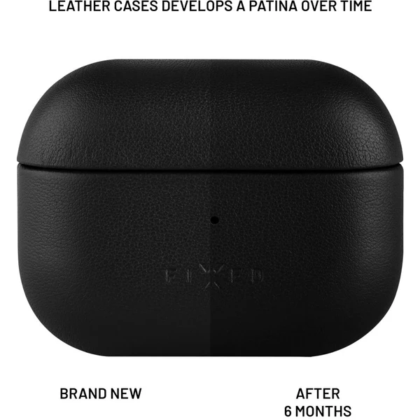 FIXED PodsLeather kožené pouzdro s MagSafe pro Apple AirPods Pro 2 černé - Pouzdra - Obrázek a055451f27f549d0ba5d6955c56701e7