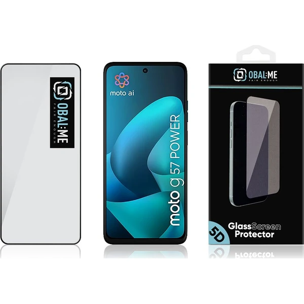 OBAL:ME 5D tvrzené sklo Motorola G57 Power černé - Ochranné folie a skla - Obrázek a06025fc06184ca8b972d70e7d2a7e01