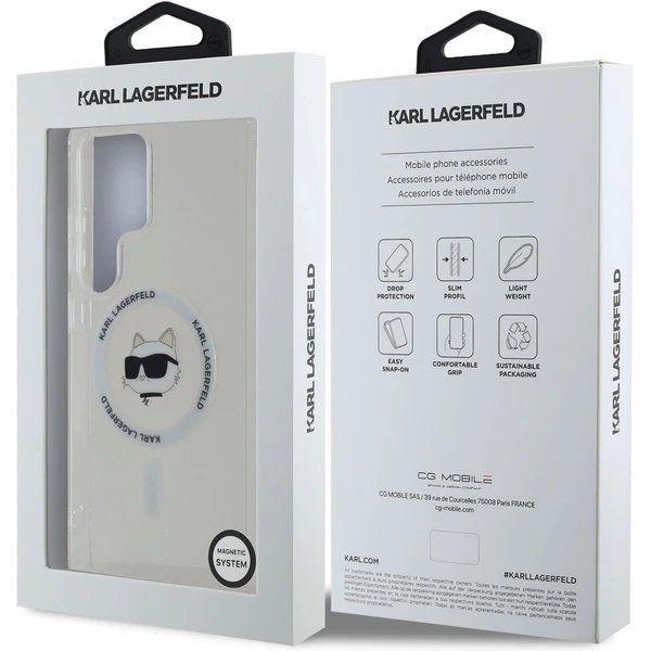 Karl Lagerfeld IML Choupette Head MagSafe kryt Samsung Galaxy S25 Ultra čirý - Pouzdra - Obrázek a07435a295d24dddb0c661d8255a9169