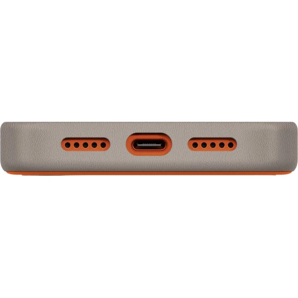 UNIQ Lyden DS Premium Leatherette MagClick MagSafe kryt iPhone 17 Pro Flame Orange - Pouzdra - Obrázek a07d8bd8d64045a5add477bd35b5961d