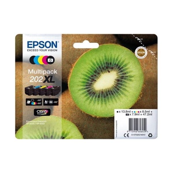 Epson 202XL Kiwi Claria Premium 5barevný multipack
