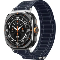 Spigen Fabric Band řemínek (hook-and-loop) Samsung Galaxy Watch Ultra 47mm námořně modrý - Řemínky