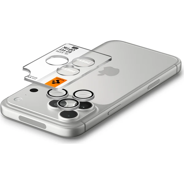 Spigen Glass tR EZ Fit Optik Pro 2 Pack sada skel iPhone 18 Pro Max/18 Pro stříbrná - Ochranné folie a skla - Obrázek a085c884a63b43e38f54dca417a5fffd
