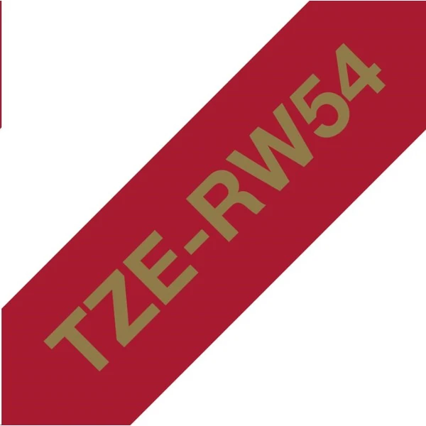 Brother TZe-RW54 textilní páska zlatá na červeném 24 mm - Pásky pro štítkovače - Obrázek a09ddb9266bf4181ab22e27a11a219b2