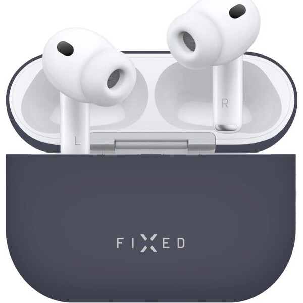 FIXED Silky silikonové pouzdro pro Apple AirPods Pro 3 modré